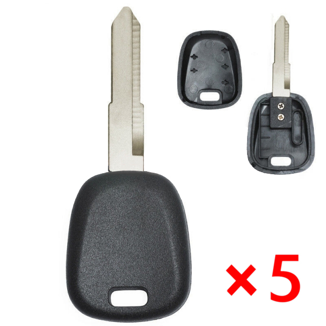 Uncut Transponder Key Shell Case Fob for Suzuki SWIFT VITARA IGNIS SX4 JIMNY - pack of 5 