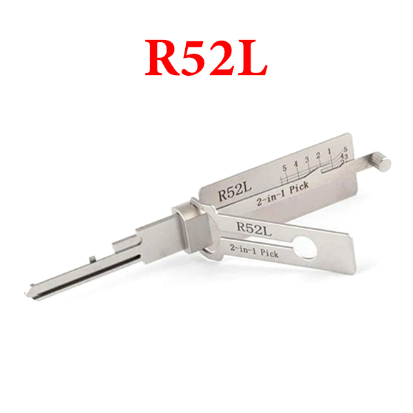 Original Lishi R52L Residential Pick Set 2 in 1 Lock Pick Decoder for Long Phillip brand of locks