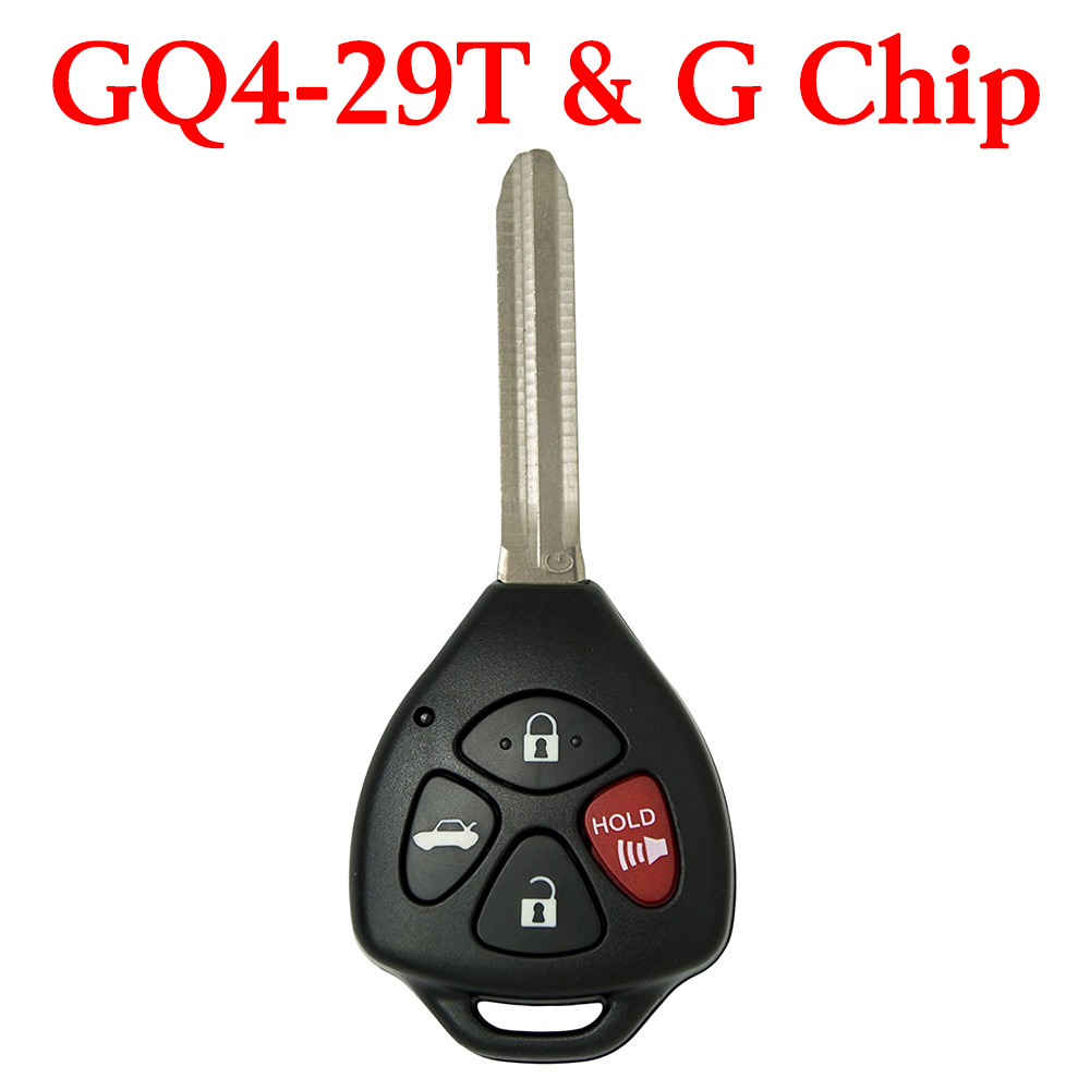 Original 3+1 Buttons 315 MHz Remote Key for Toyota Corolla / Venza 2009-2016- GQ4-29T ( G Chip)