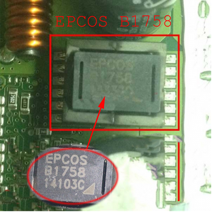 3pcs EPCOS B1758 Original New automotive Engine Computer Chip IC component