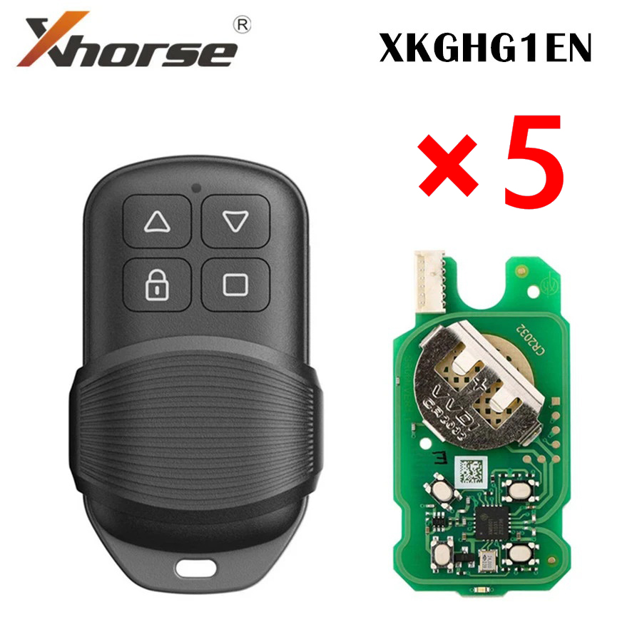 Xhorse XKGHG1EN Masker Garage Remote New Arrival in Stock - Pack of 5