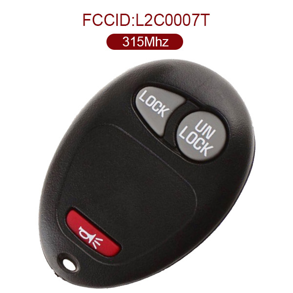  Keyless Entry Remote for 2001-2012 GM Isuzu Chevrolet GMC Hummer- L2C0007T