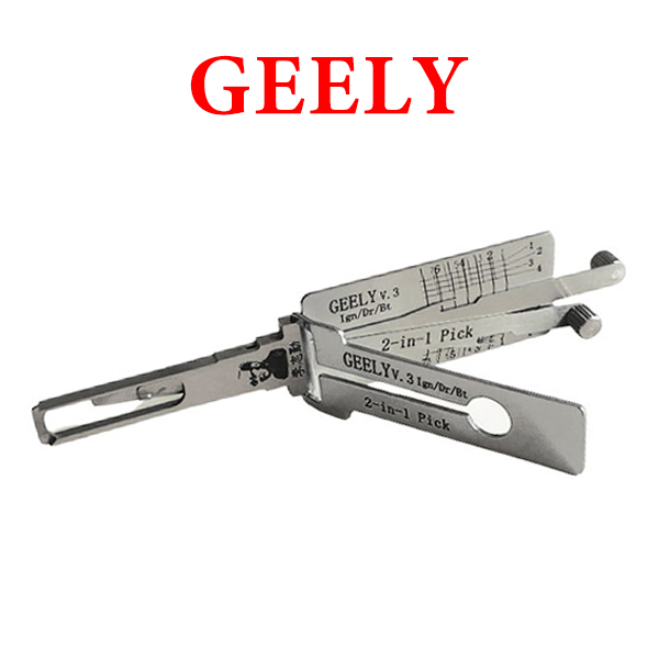 Original LISHI 2 in 1 Auto Pick and Decoder for GEELY