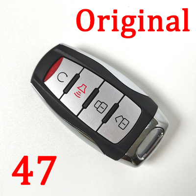 Original 4 Buttons 434 MHz Smart Key for Great Wall POER P Series - D47 Chip