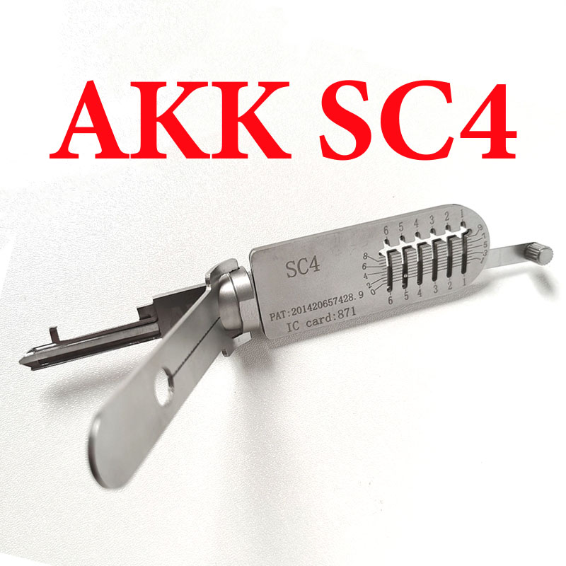 AKK Tools SC4 (6-Pin) 2-IN-1 Pick for Schlage Door Locks