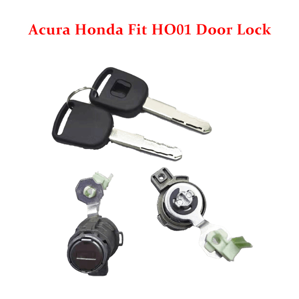 2002-2014 Acura Honda Fit HO01 Driver And Passenger Door Lock Cylinder Coded