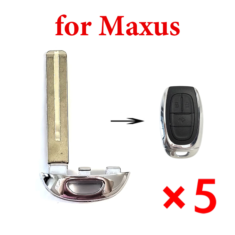 Original Smart Emergency Key Blades for  Maxus G20 G50 T60 - Pack of 5