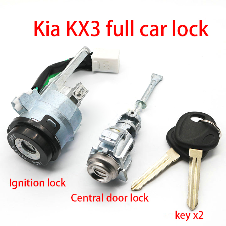 Kia KX3 full car lock KX3 proud running left door lock cylinder Kia KX3 ignition lock cylinder full car lock cylinder