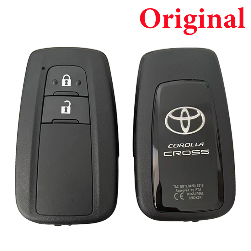 Original 434 MHz New Smart Key for Toyota Corolla Cross - B2U2K2R Tokai Rika