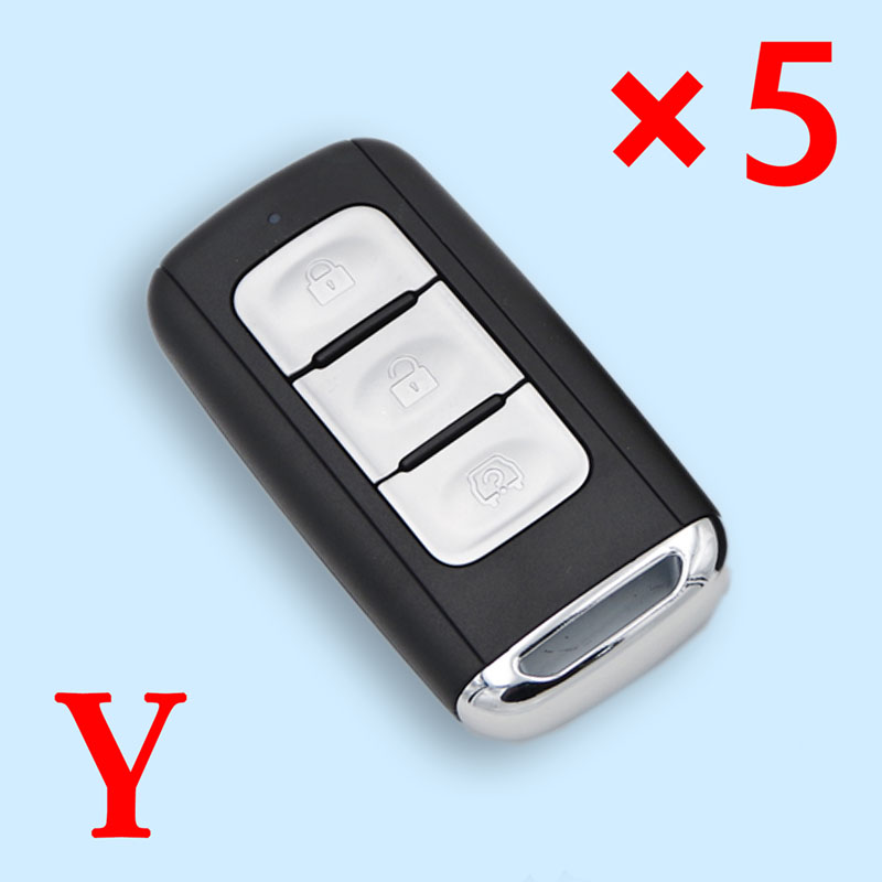 Suitable for Dongfeng DFSK IX5 IX7 Glory for Dongfeng Scenery 580 S560 smart remote control replacement key shell  - Pack of 5