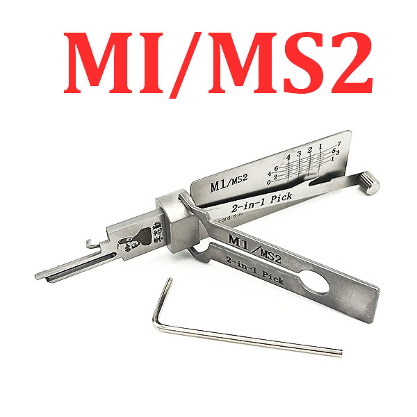Original Lishi 2-1 Pick for M1 / MS2 Master Lock