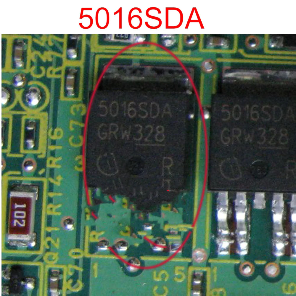  5pcs 5016SDA Original New Turn Signal Light Drive IC component