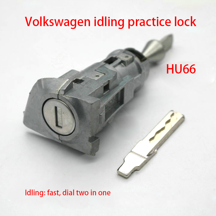 VW original HU66 practice lock, accurate reading gear lock, Volkswagen idling practice lock, with 1 key