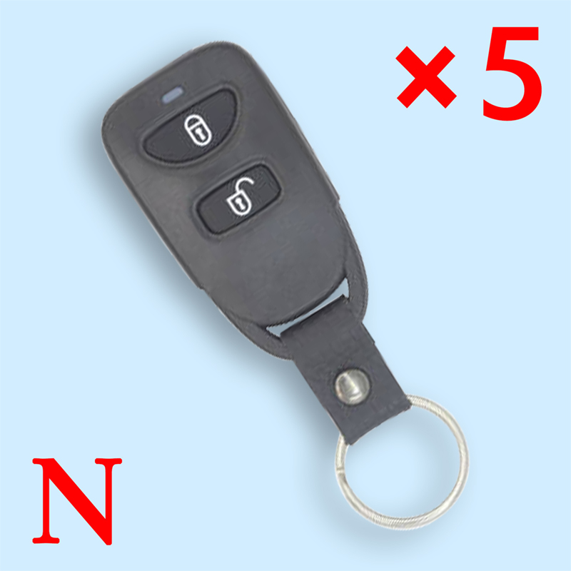 3 Buttons Remote Key Shell with Panic for KIA (5pcs)