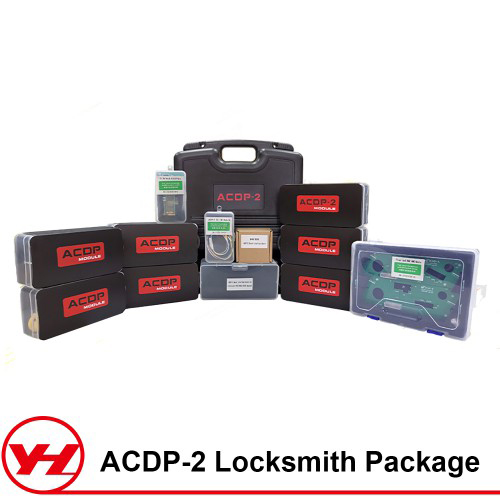 Yanhua ACDP 2 IMMO Locksmith Package with Module 1 2 3 7 9 10 12 20 24 29 for BMW Land Rover Porsche Volvo Audi with Free Gifts