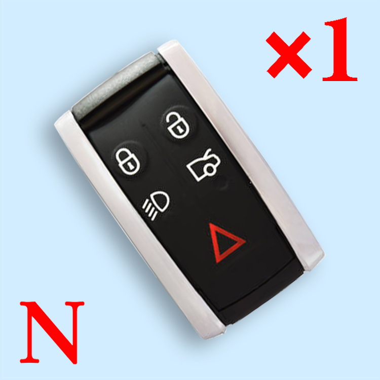 5 Button XS XF XK XKR Type Smart Key Remote Shell for Jaguar 1pcs
