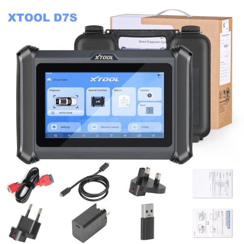 [Ship from EU/UK] XTOOL D7S Diagnostic Tool Support DoIP & CAN FD, ECU Coding Bidirectional Scanner Key Programming, OE Full Diagnosis