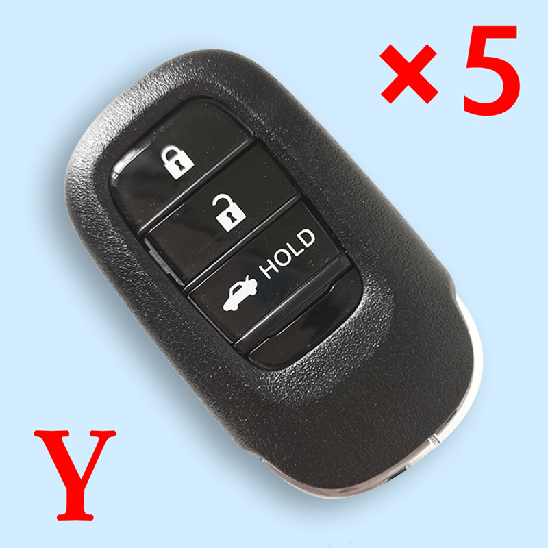 Smart Key Shell for Honda - Pack of 5