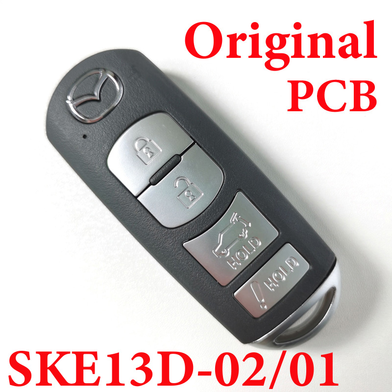3+1 Button 315 MHz Smart Proximity Key with SUV Button for Mazda SKE13D-02/01- With Original PCB