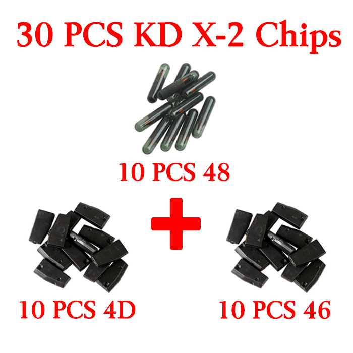 30 pcs Chips for KD X-2 - 4D 46 48 chip 10 pieces each
