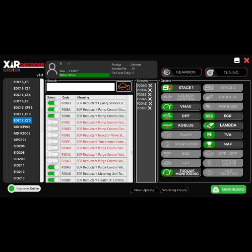 XirDecoder DTC - Chip Tuning - All Solutions Software Basic Version