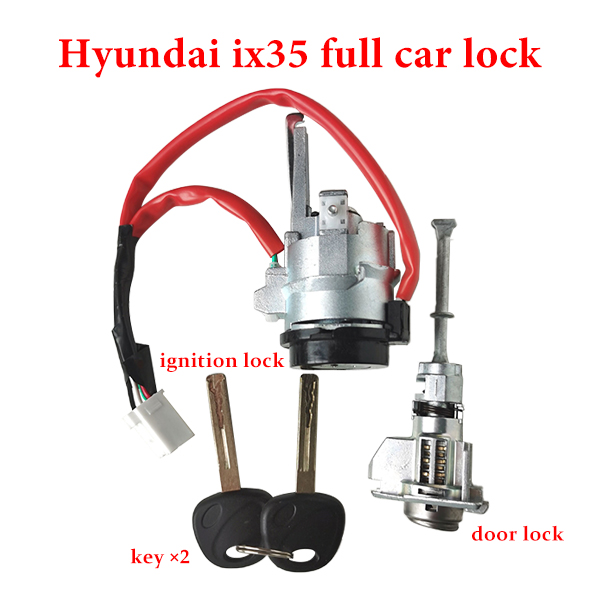 2015 Hyundai IX35 Car Ignition Lock & Door Lock Cylinder with 2 Chip Keys ( Coded )