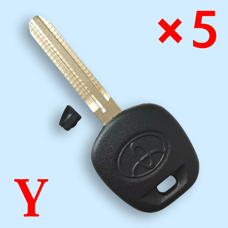 Transponder Key Shell for Toyota (Soft Plastic Material)- pack of 5 