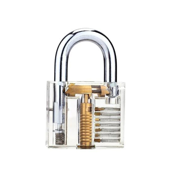 KLOM Transparent Visible Padlock Practice Lock