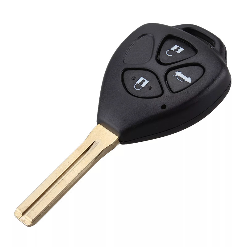 3 Buttons remote car key shell  for lexus with short blade - Pack of 5