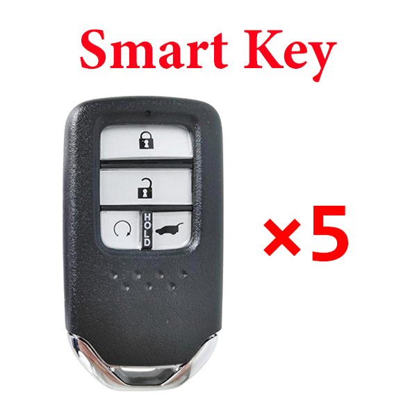 Xhorse Universal Smart Key for 2016-2019 Honda Civic / XZBT40EN / with Shells / Pack of 5
