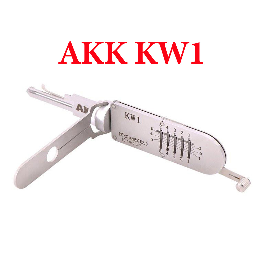 AKK Tools KW1 (5-Pin) 2-IN-1 Pick for Kwikset Door Locks