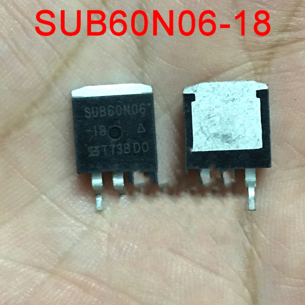 5pcs 60N06-18 SUB60N06-18 Original New Engine Computer Chip Electronic Drive IC consumable Chips Auto Component