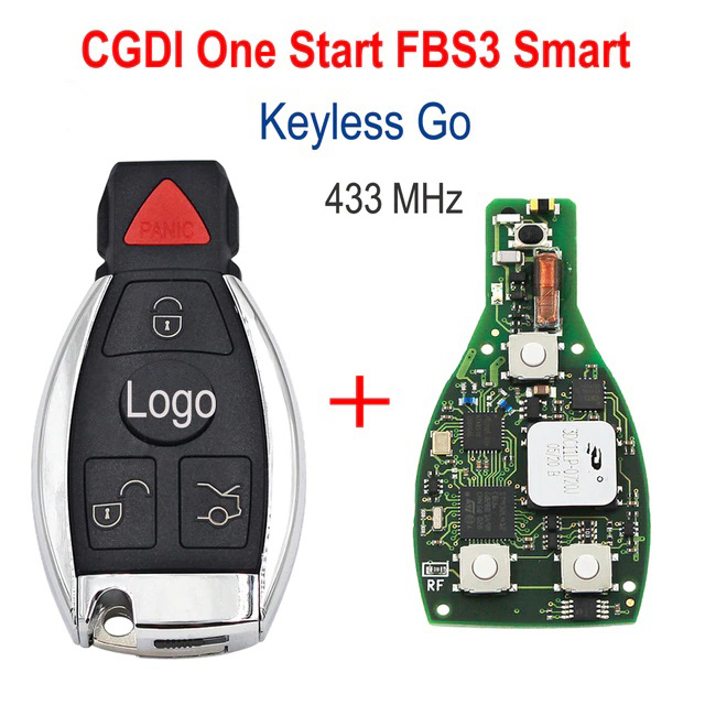 CGDI One Start Keyless Go 433Mhz CG DI MB FBS3 Smart Key For Mercedes-Benz W164 W166 W216 W221 W251