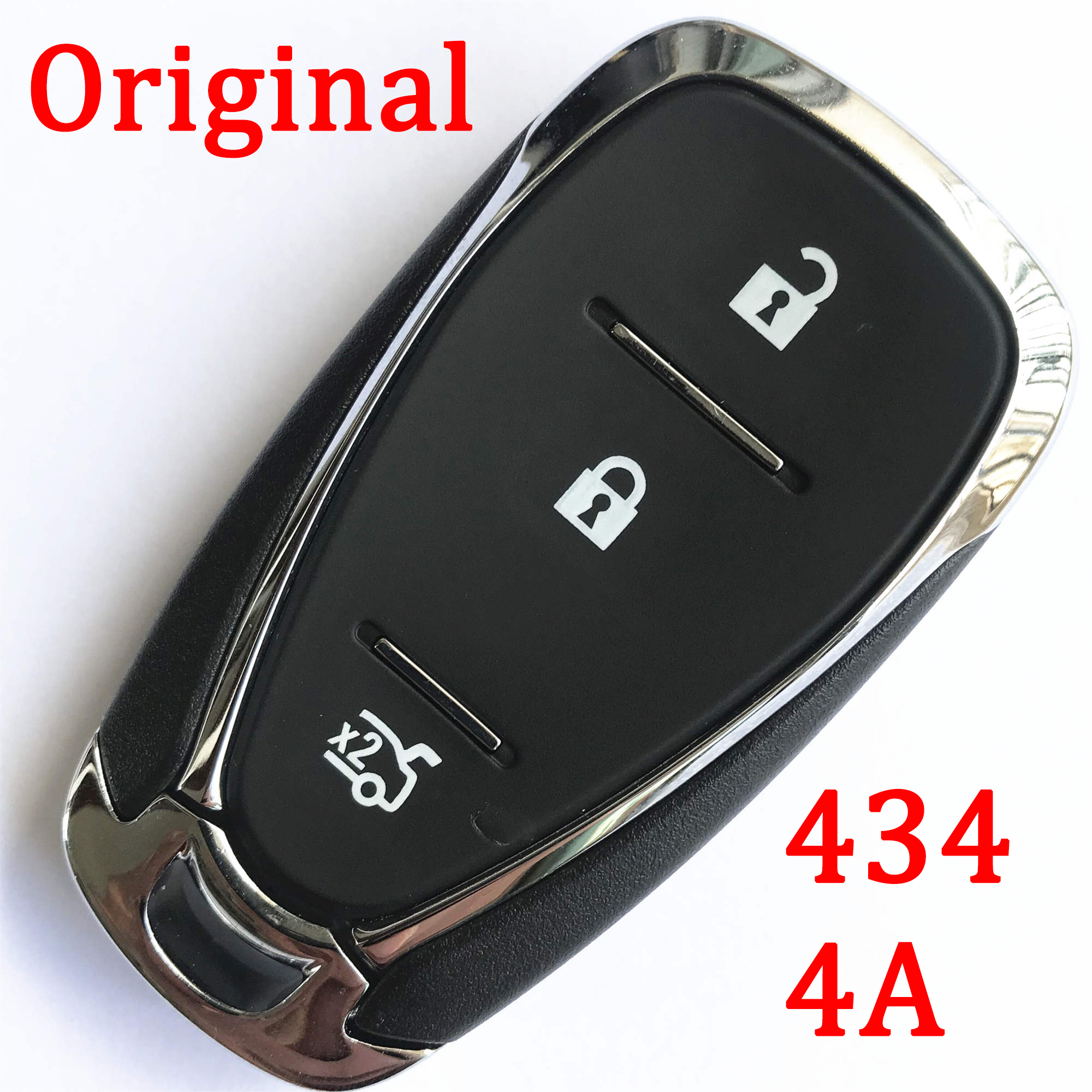 Original 3 Buttons 434 MHz Virgin Smart Proximity Key for Chevrolet  Spark Sonic - 4A Chip