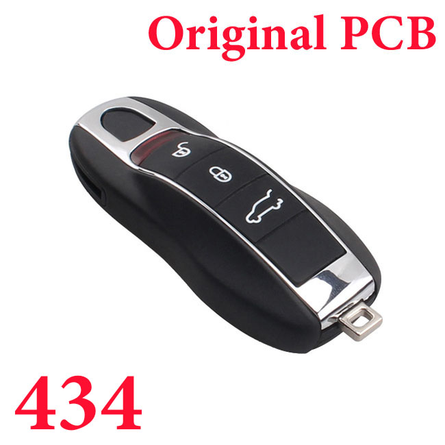 3 Buttons 434 MHz Remote Key for Porsche - With Original PCB
