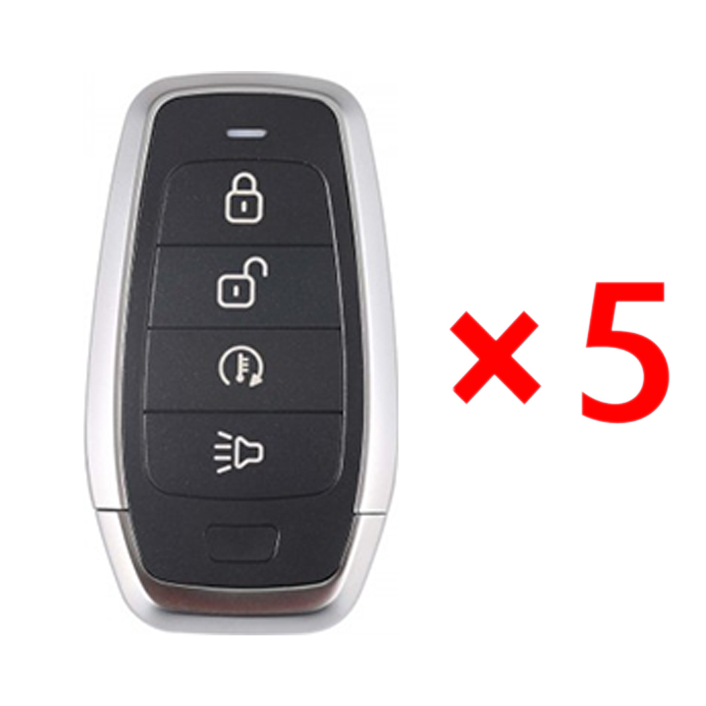 Autel  IKEYAT004DL Universal Smart Remote Key 4 Buttons - Pack of 5