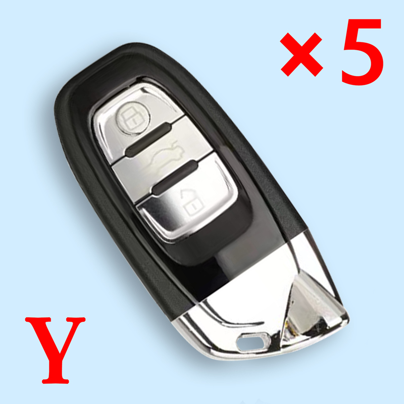 3 Buttons Paint Remote Car Key Fob Shell For Lamborghini Original Keyless Entry Case  5pcs