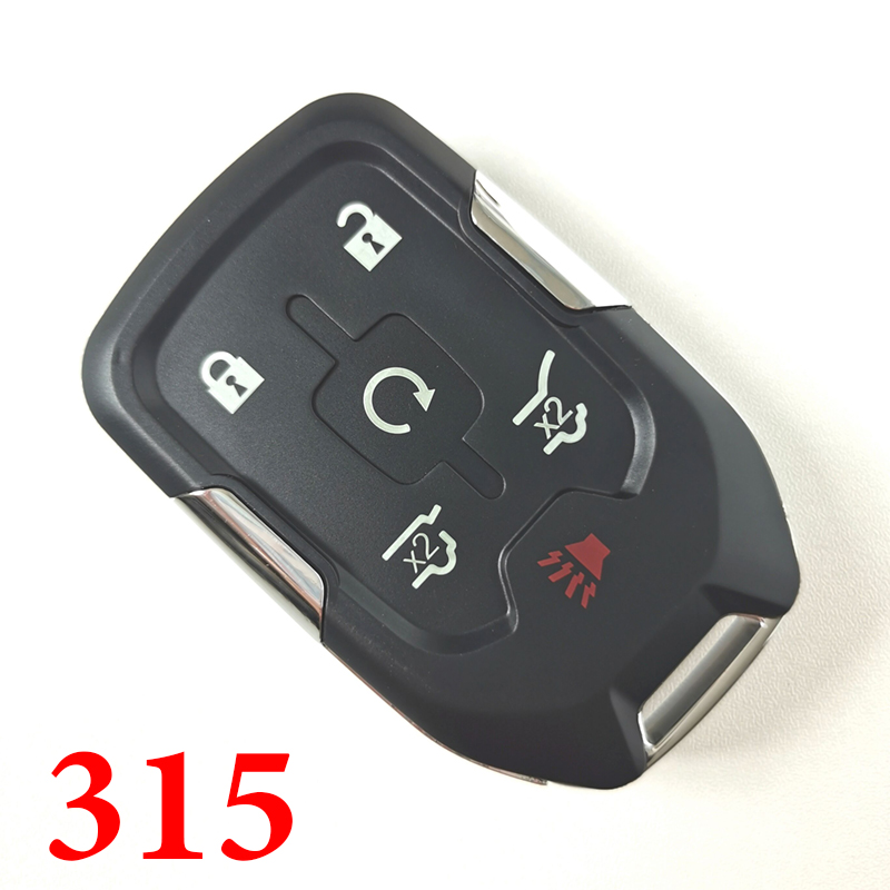 6 Buttons Smart Key for 2015-2020 GMC Chevrolet - PN: 13580804 / HYQ1AA