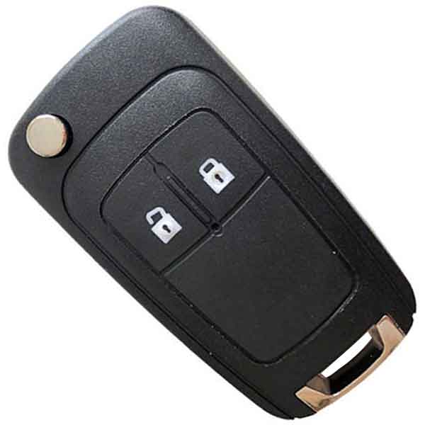 2 Buttons 434 MHz Flip Remote Key for Opel Astra H & Zafira B - PCF7941