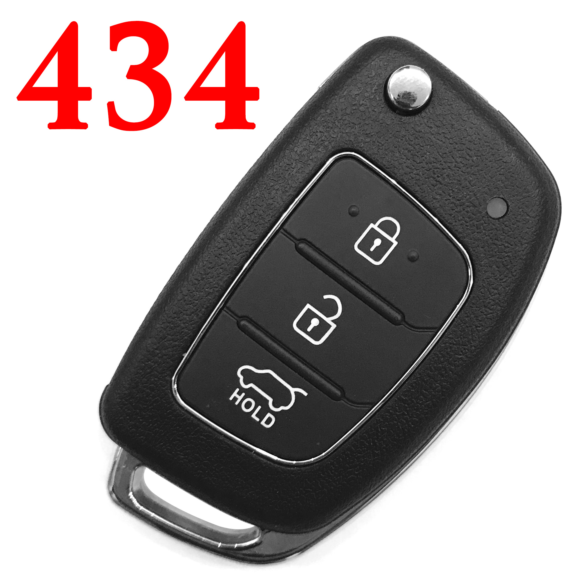3 Buttons 434 Mhz Flip Remote Key for Hyundai IX35 - ID46