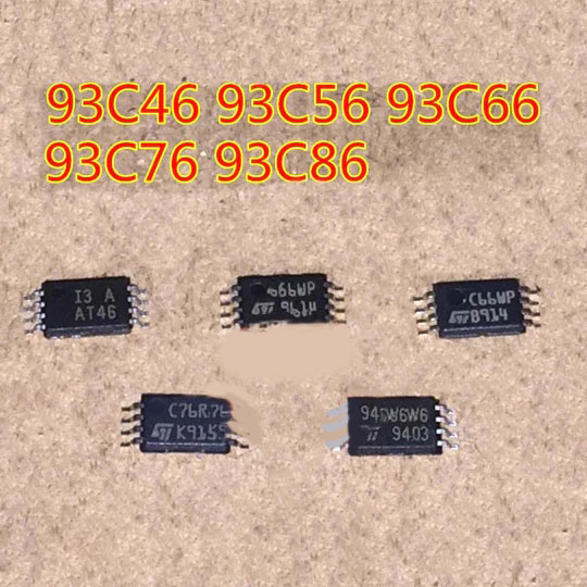 5pcs MINI 93C46 93C56 93C66 93C76 93C86 TSSOP8 Original New EEPROM Memory IC Chip component