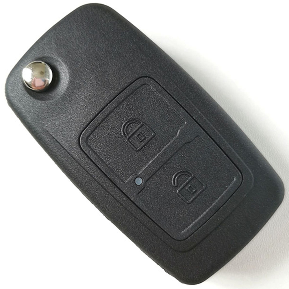 2 Buttons Flip Remote Key 433MHz for Chery Tiggo With ID46 Chip 9CN Blade