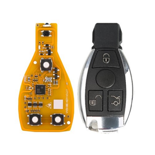 Xhorse VVDI BE key Pro Yellow Color Verion No Points with Smart Key Shell 3 Buttons for Mercedes Benz