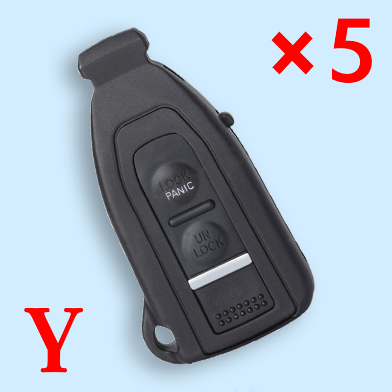 2 Button Smart Prox Remote Key Shell Case Housing for Lexus LS430 2002 2003 2004 2005 2006- pack of 5 