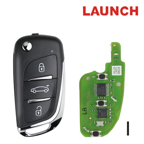 Launch LN3-PUGOT-01 LN-Peugeot DS Smart Key(Folding 3 Buttons) - Pack of 5