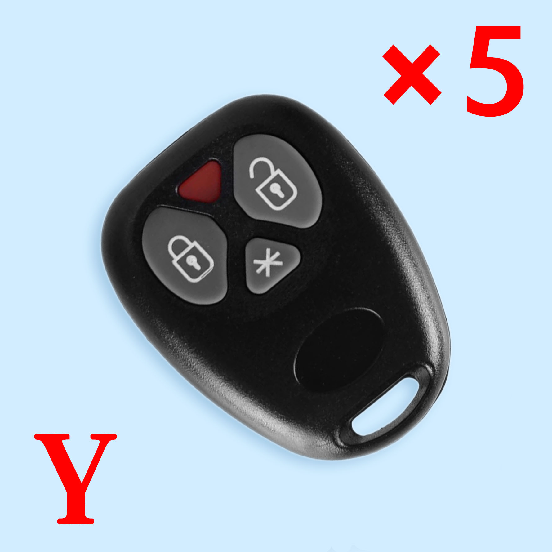 4 Buttons New Replacement Remote Car Key Case for Brazil Control Old Positron Alarm Remote Key Shell 5 pcs