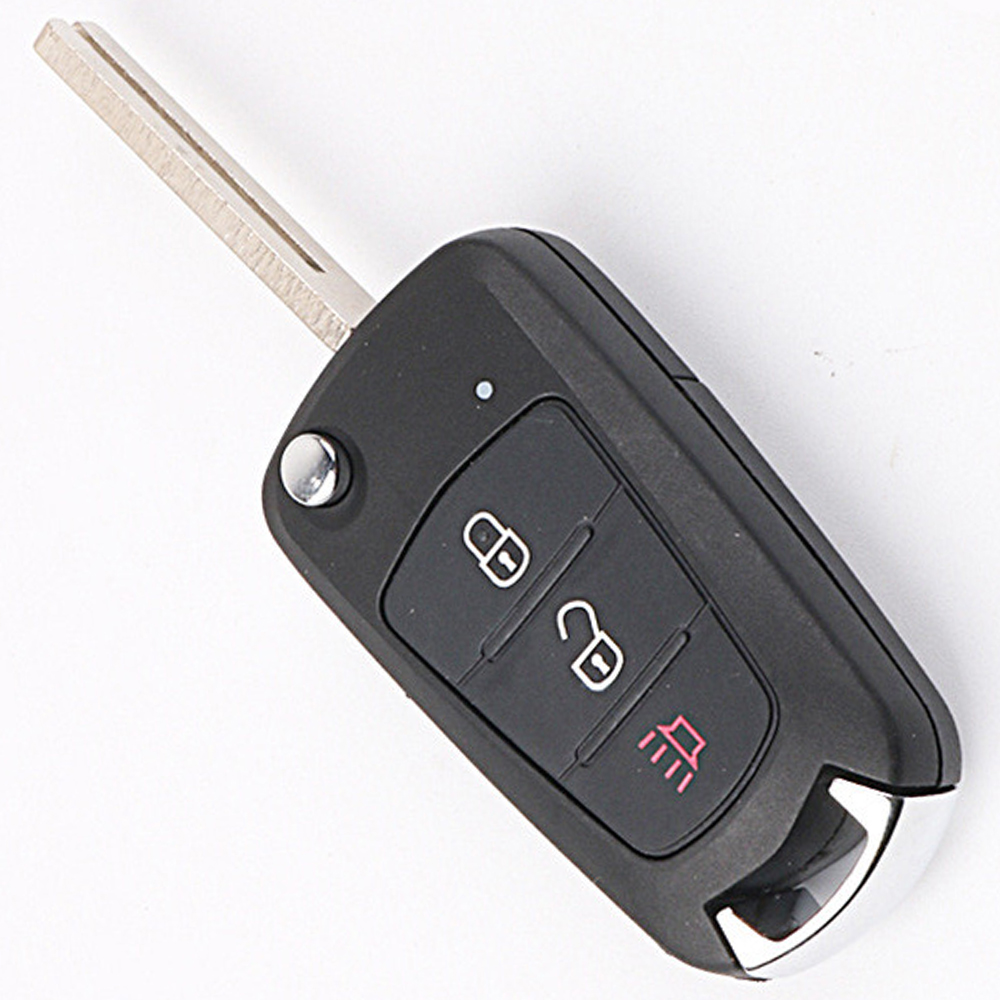 Flip Remote Key 433MHz ID48 3 Button for Great Wall Wingle 6