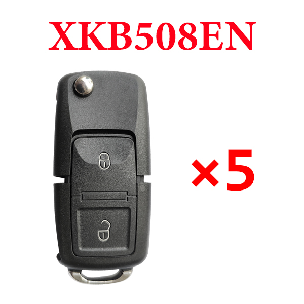 5 pieces Xhorse VVDI 2 Buttons VW B5 Type Universal Remote Control - XKB508EN