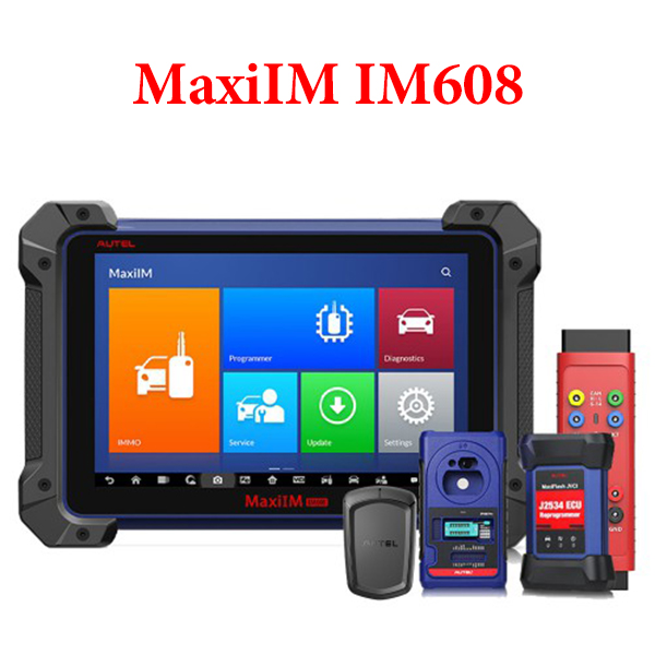 Original Autel MaxiIM IM608 Key Programmer Full Version Plus APB112 Smart Key Simulator and G-BOX2