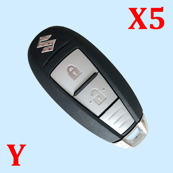 2 Buttons Key shell for Suzuki Swift SX4 Vitara - Pack of 5